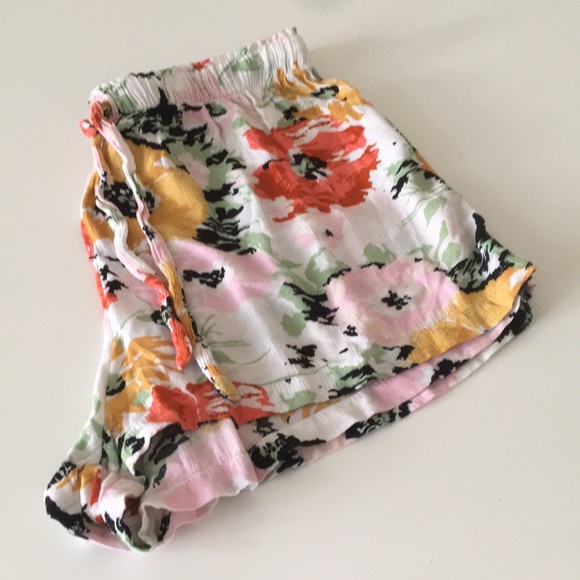 Volcom Floral Pullon Shorts Medium - Picture 1 of 11